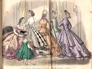 Godey's Magazine December 1864 Fashions
