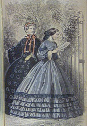 Peterson's Magazine April 1860 Fashions