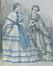 Peterson's Magazine August 1860 Fashions