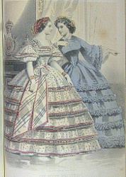 Peterson's Magazine February 1860 Fashions