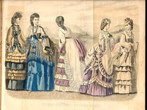 Peterson's Magazine April 1871 Fashions
