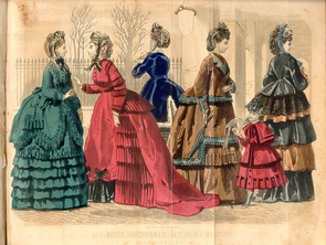 Peterson's Magazine February 1871 Fashions