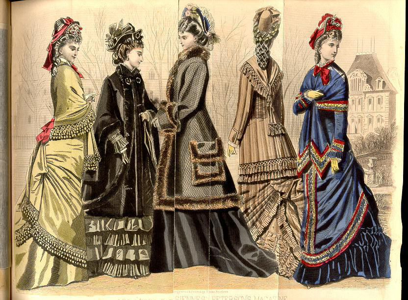 Victorian Fashion Illustrations - Peterson's Magazine January ...