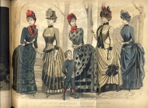 Peterson's Magazine February 1886 Fashions