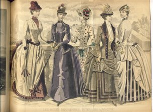 Peterson's Magazine August 1886 Fashions