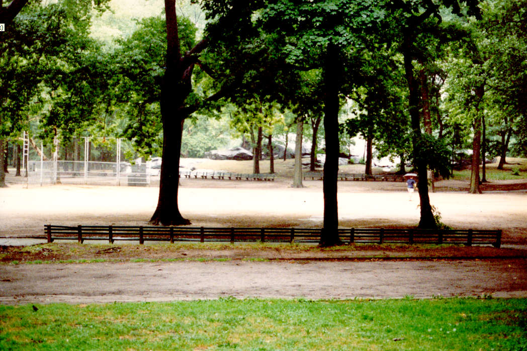 Baseball fields at 63rd St. Central Park West