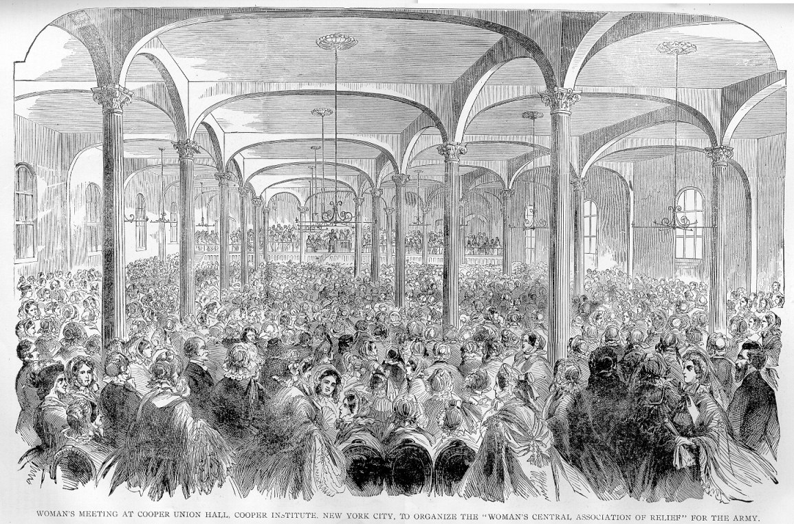 Cooper Union Lecture Hall New York City 1864