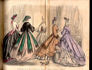 Godey's Magazine November 1864 Fashions