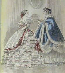 Peterson's Magazine December 1860 Fashions