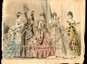 Peterson's Magazine August 1871 Fashions